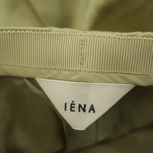 イエナ IENA サテンスカート タイト ロング サイドジップ 34 カーキ /DO ■OS ■SH レディース_画像3