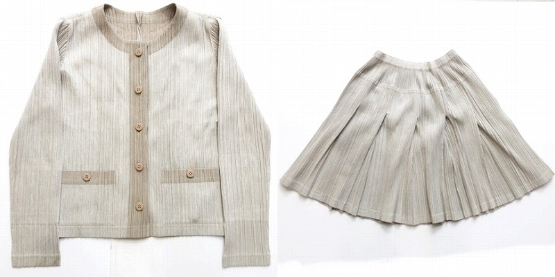 プリーツプリーズ PLEATS PLEASE コットン ミックス セットアップ