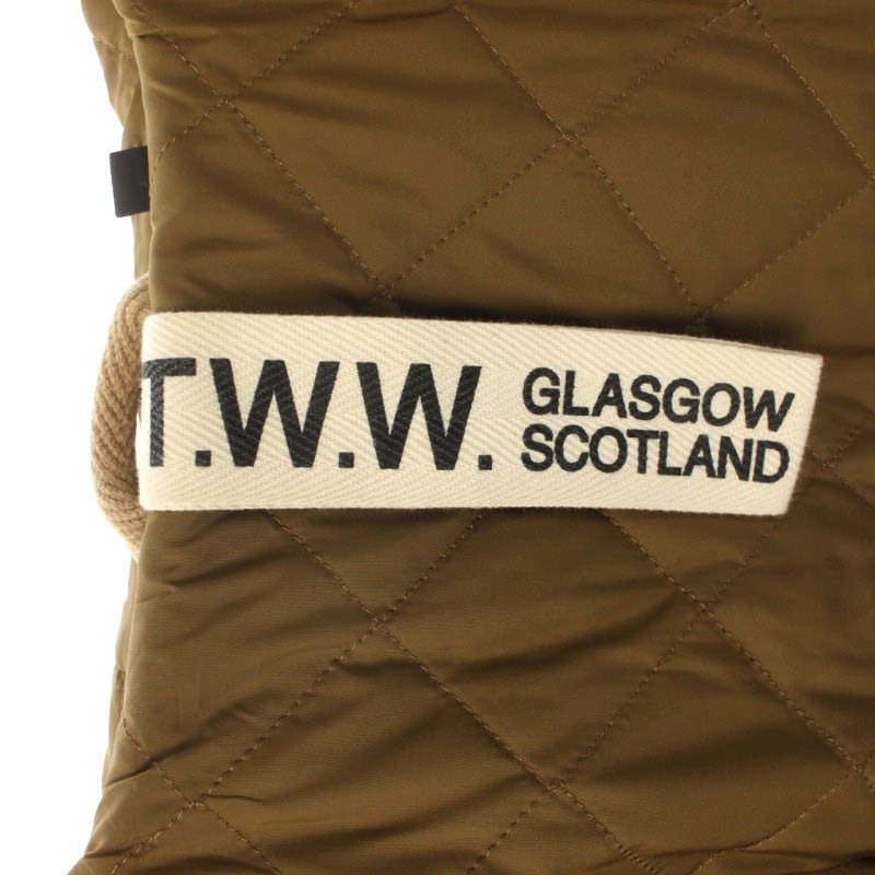  traditional weather wear Traditional Weatherwear GLASGOW SCOTLAND duffle coat outer herringbone long XS Camel 