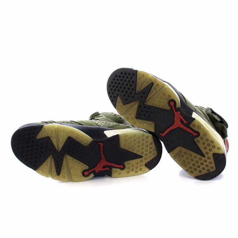 ナイキ NIKE Travis Scott Air Jordan 6 Retro Medium Olive エア