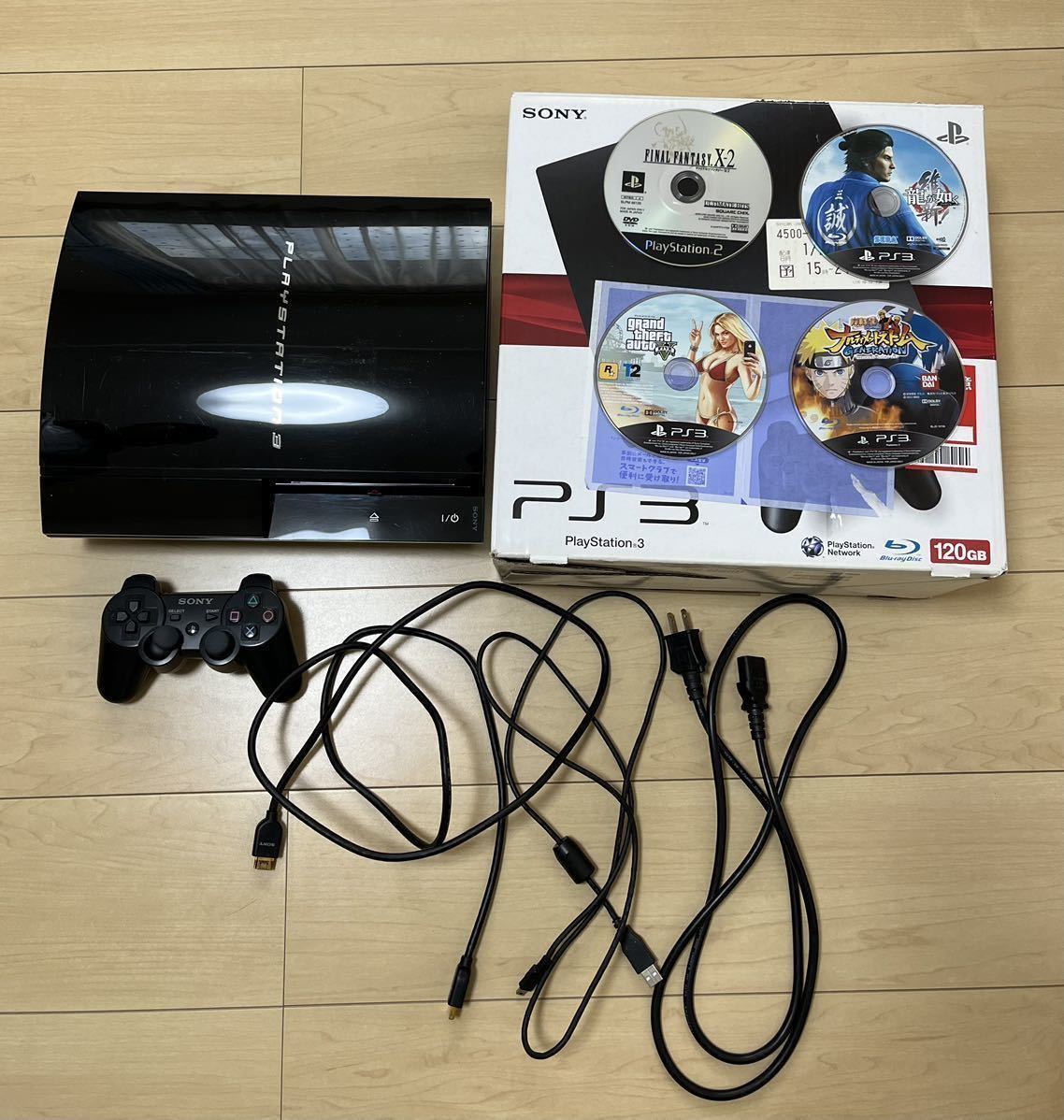 PS3 プレイステーション3 CECHB00 HDD20GB→500BG換装済み