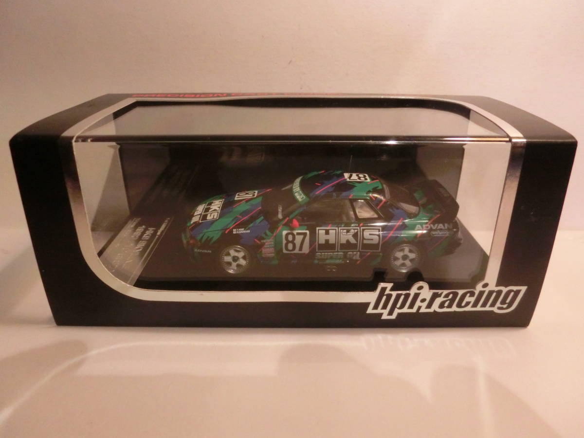 HPI製 1/43　HKS　スカイライン　GT-R　＃87　1993　JTC　＊送料510円～ 　Nissan　HKS　 Skyline　GT-R32　 　_画像1