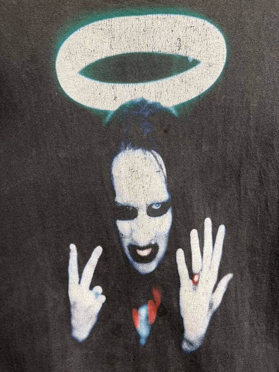 90s Vintage Marilyn Manson middle fingers T-shirt XL Marilyn Manson middle finger zAntichrist superstar WINTERLAND