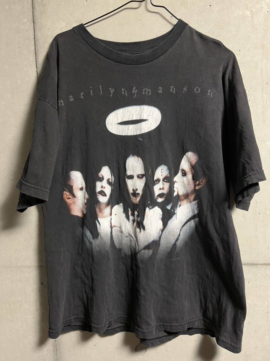 90s 美品 ヴィンテージ MARILYN MANSON ANTICHRIST SUPERSTAR Tシャツ