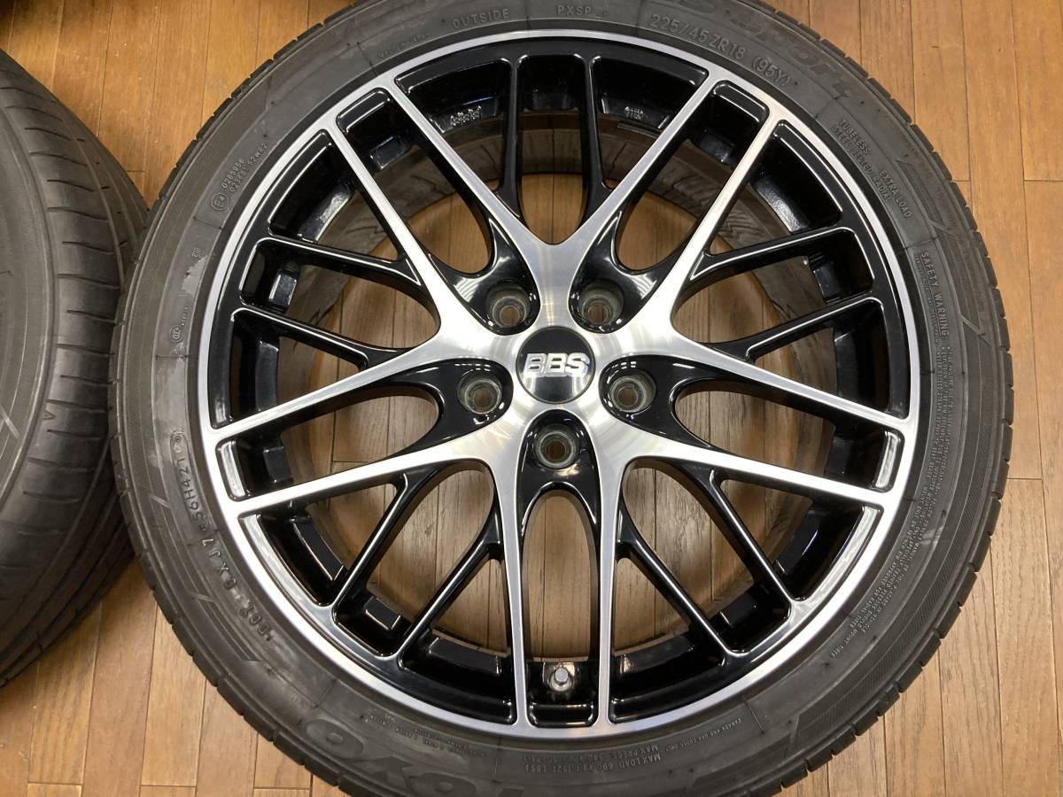 日本製新品 235/45R18 18インチ□BBS GERMANY BBS CS 7.50-18□DELINTE