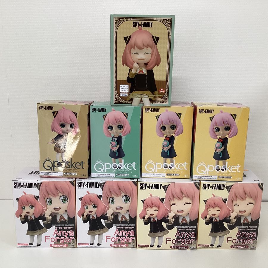 SPY×FAMILY キャラ分け アーニャ Qposket プライズ フィギュア 各種