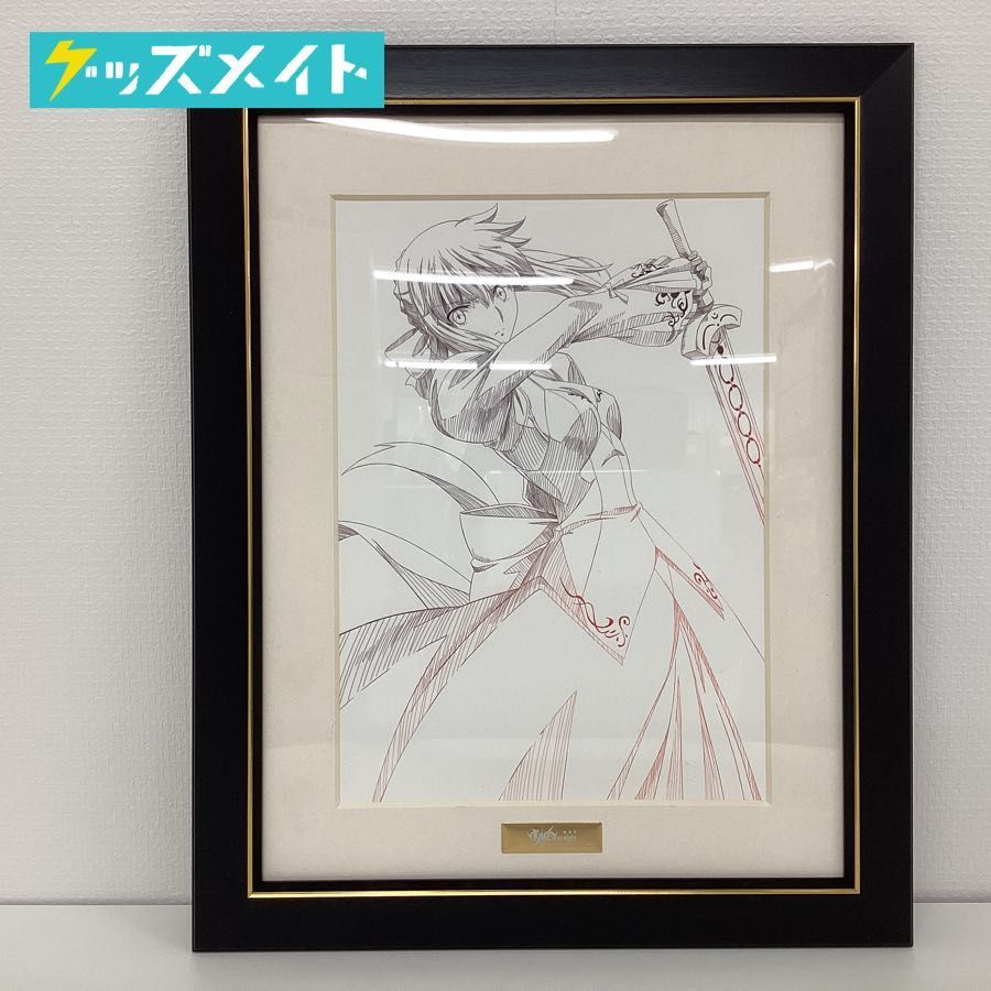 お買得お買得セイバーオルタ 複製原画 fate Fgo アニメグッズ