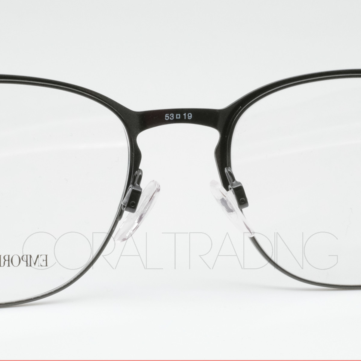 23106★新品本物！EMPORIO ARMANI EA1059 3001 マットブラック エンポリオアルマーニ キーホールブリッジ 高級メガネ 眼鏡 イーグルロゴ_画像6