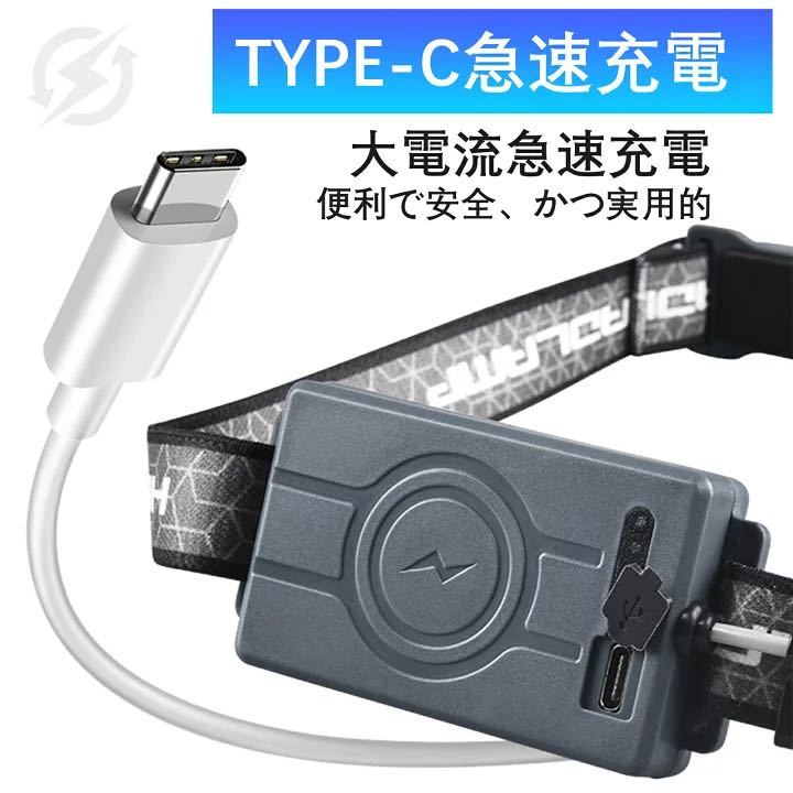 ヘッドライト LED ヘッドライト usb-c充電式【XPG+COB 高輝度】の画像6