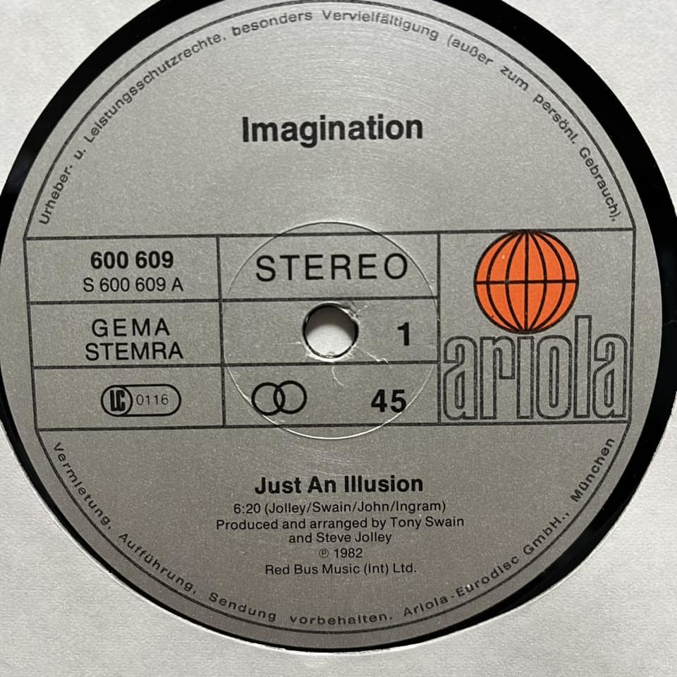 ◆ Imagination Just An Illusion ◆12inch ドイツ盤　ダンクラ定番ヒット!_画像2