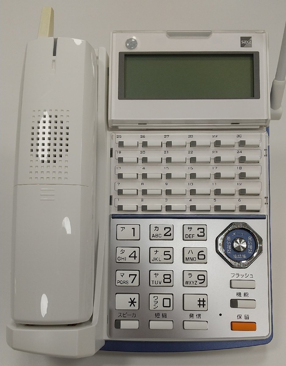 独特の上品 ランクＢ【CL720（W)】サクサ カールコードレス電話機