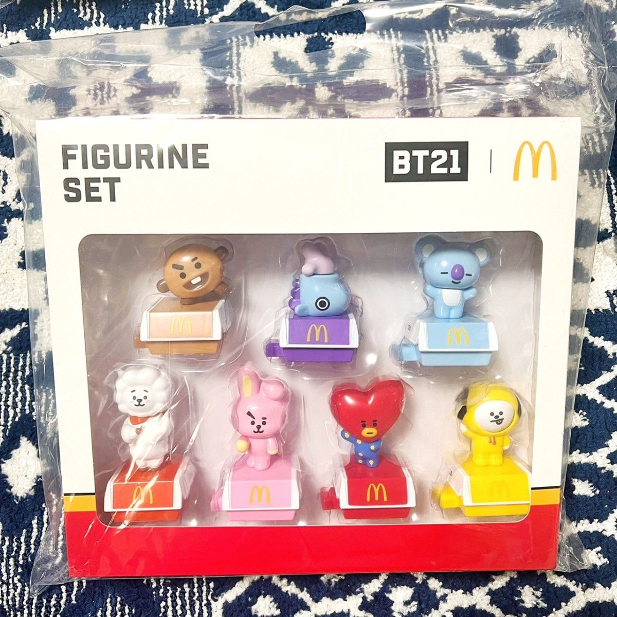 韓国マクドナルド BT21 コレクターキット フィギュアセット