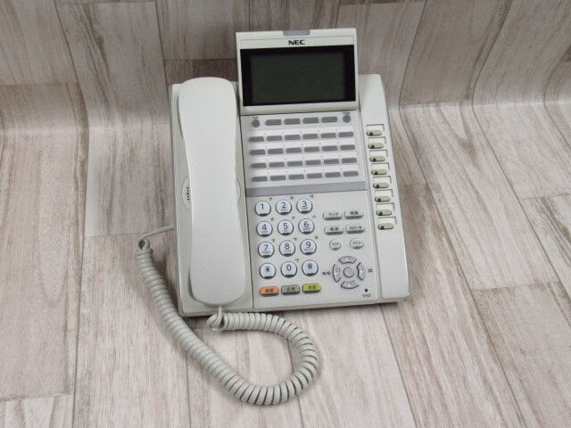 【中古】【ACアダプタ無し】 ITZ-32D-2D(WH)TEL NEC Aspire UX 32ボタンIP電話機 【ビジネスホン 業務用 電話機 本体】