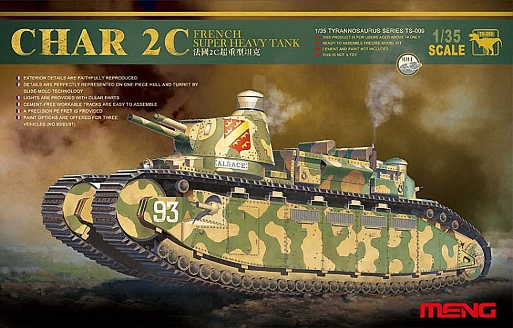 最低価格の 【未使用】モンモデル 1/35 仏 超重戦車 シャール2C