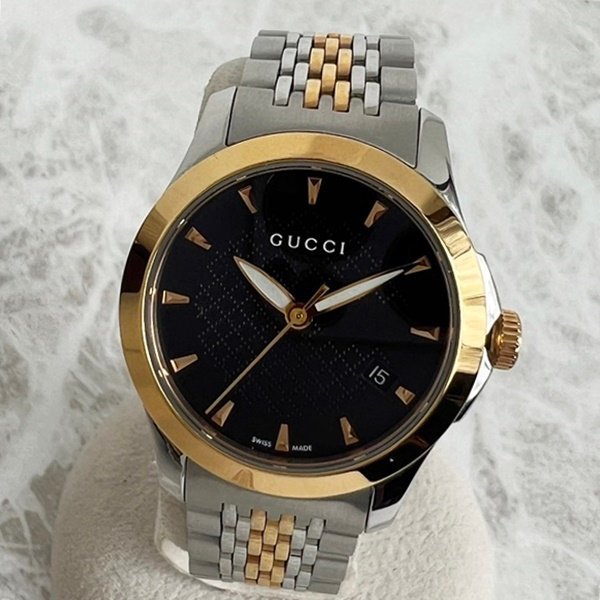 タイムレス】 稼働 美品 GUCCI グッチ 126.5 Gタイムレス レディース