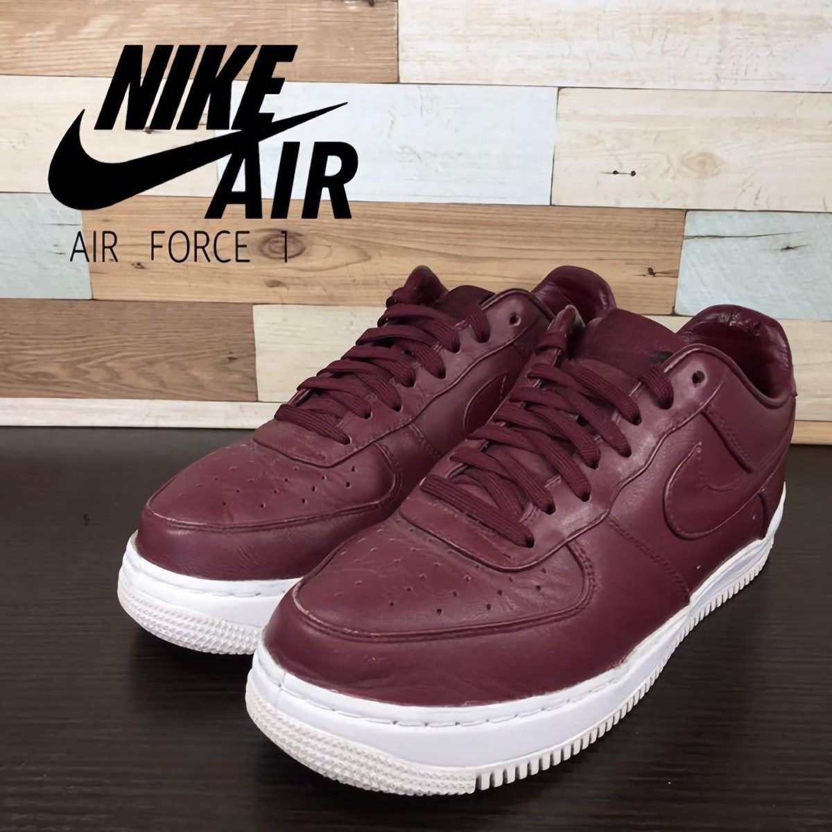 NIKE AIR FORCE 1 LOW ナイキラボ エアフォース 1 ワインレッド U00789 26cm