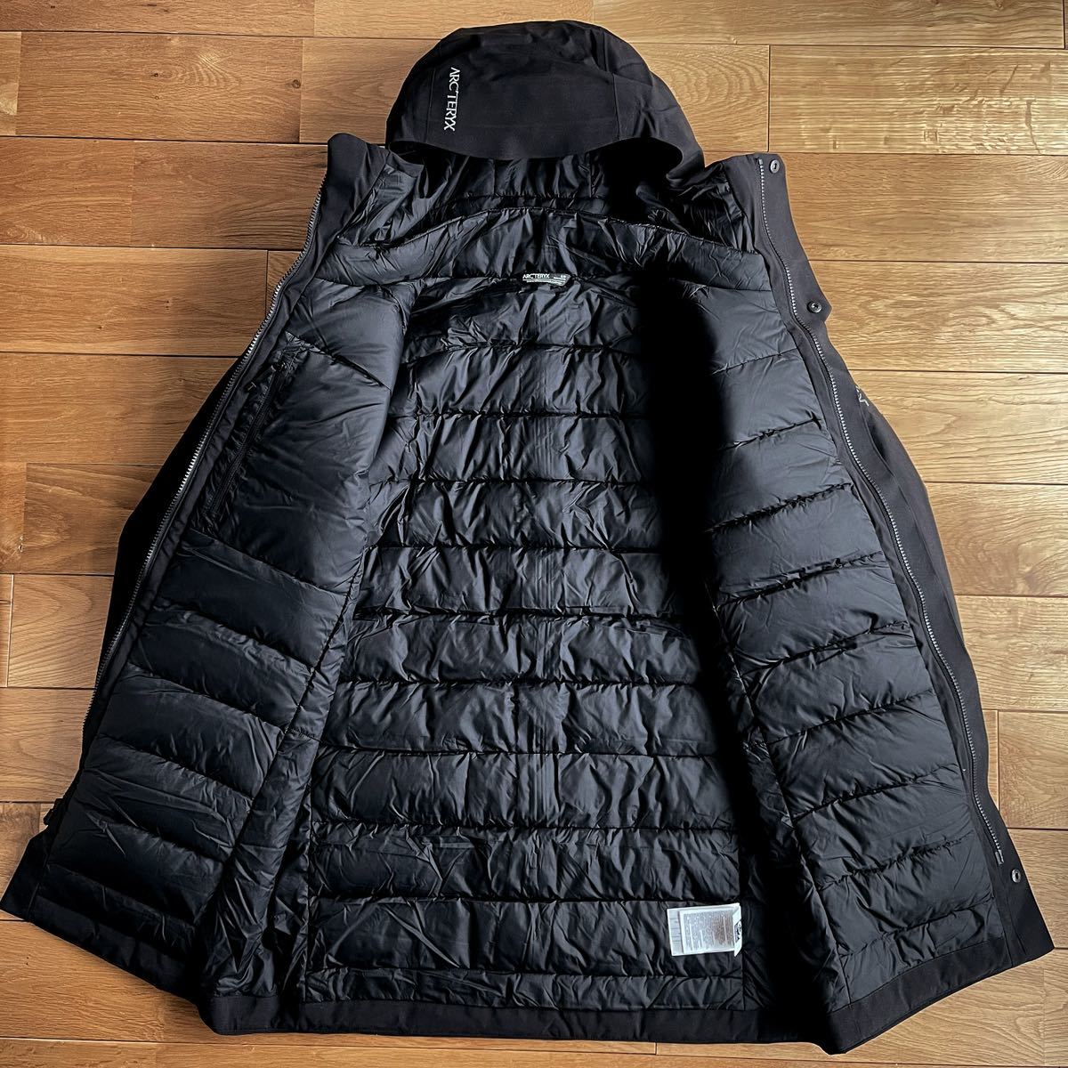 【2022 国内正規 新品】ARC'TERYX Therme Parka Men's Black Small アークテリクス サーミー パーカ  29708ゴアテックス ダウン ブラック S