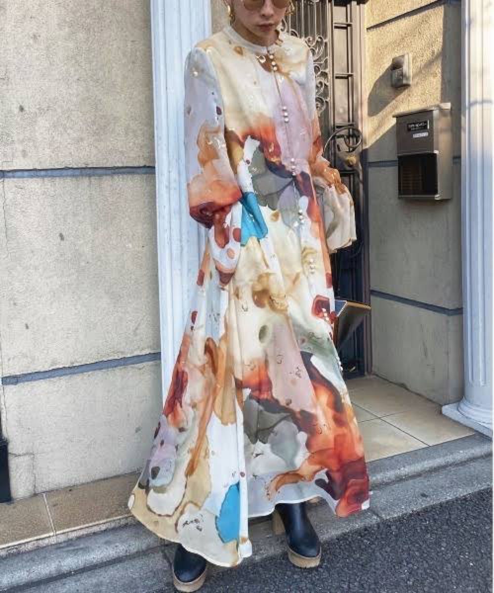 Ameri UNDRESSED AMELIA INK ART DRESS | noonanwaste.com