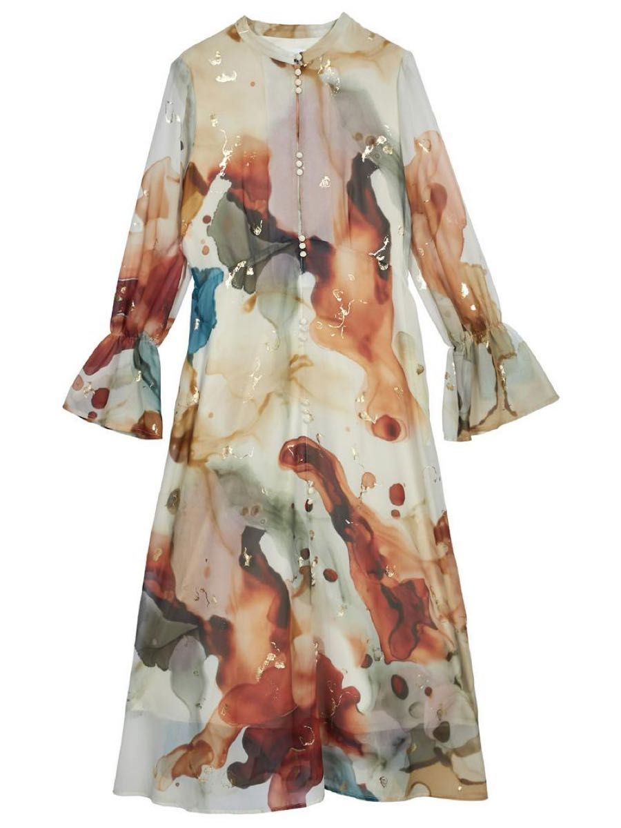Ameri UNDRESSED AMELIA INK ART DRESS | noonanwaste.com