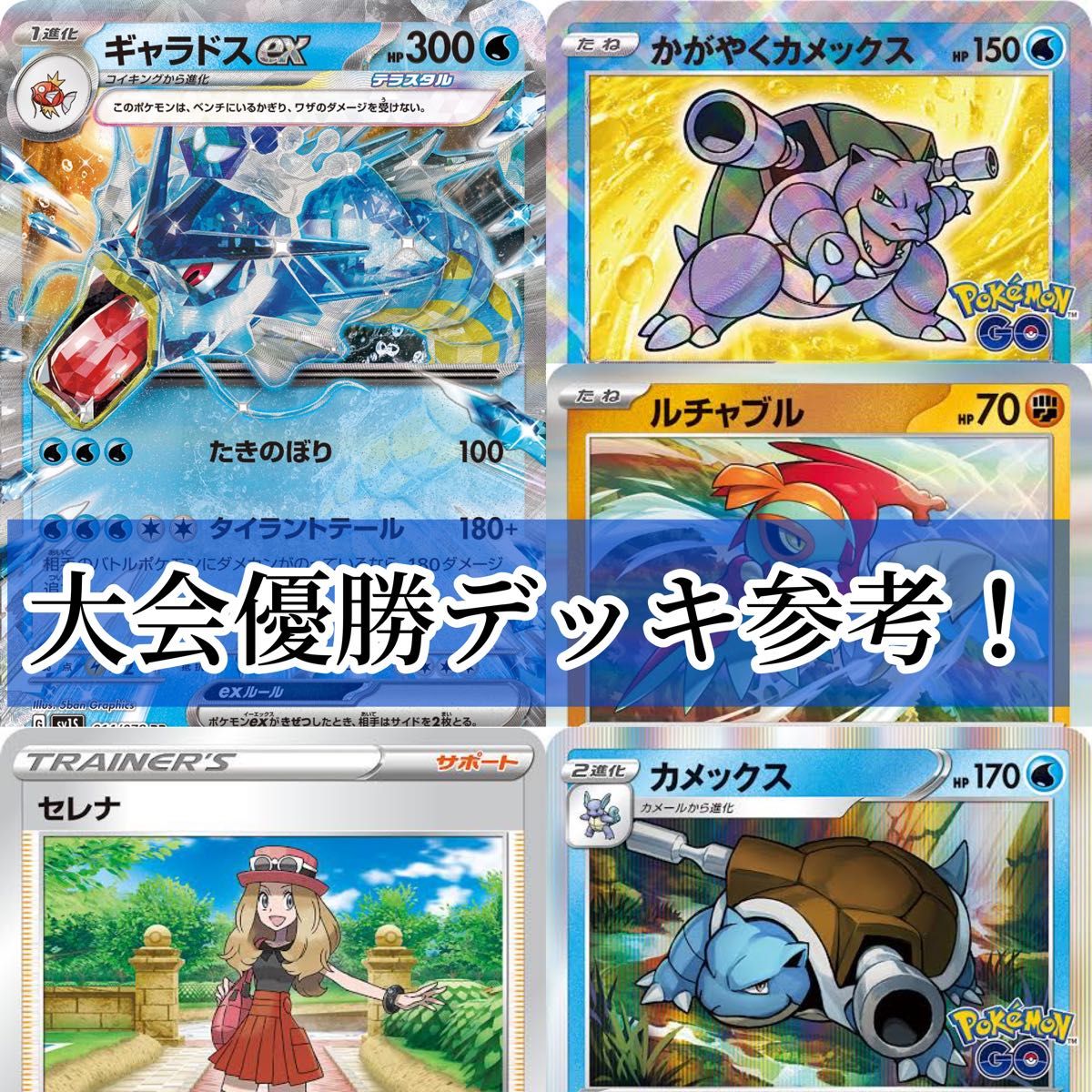 ギャラドスex カメックス 新レギュレーション対応 構築済み ギャラドスex カメックス 新レギュレーション対応 構築済み