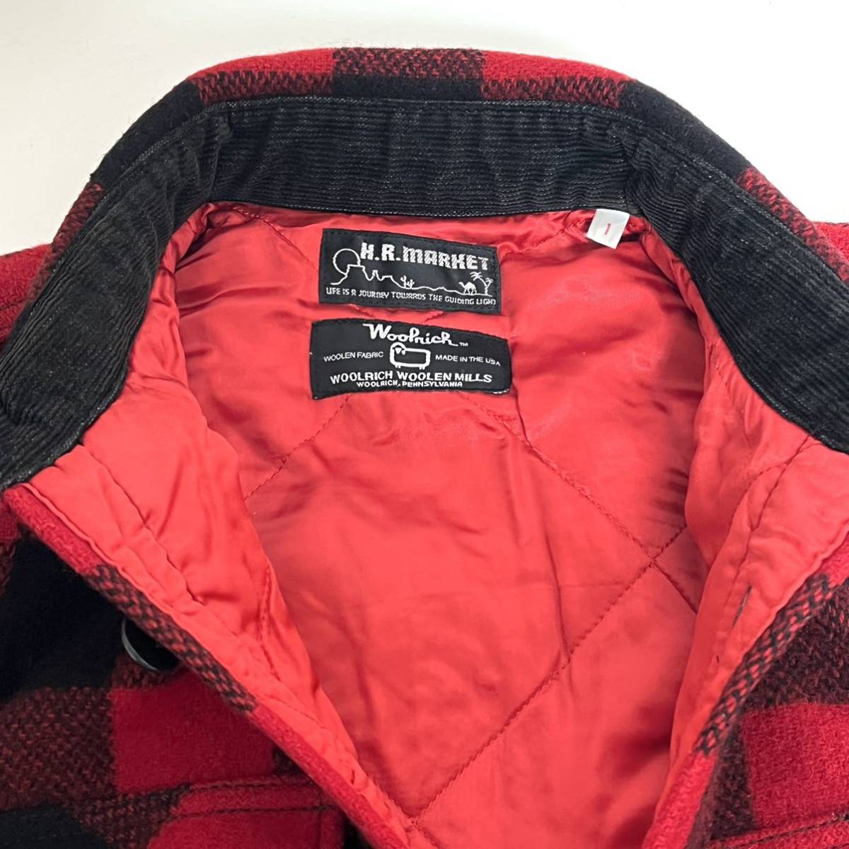 H R MARKET Woolrich ハリウッドランチマーケット × ウール H R MARKET Woolrich ハリウッドランチマーケット × ウール