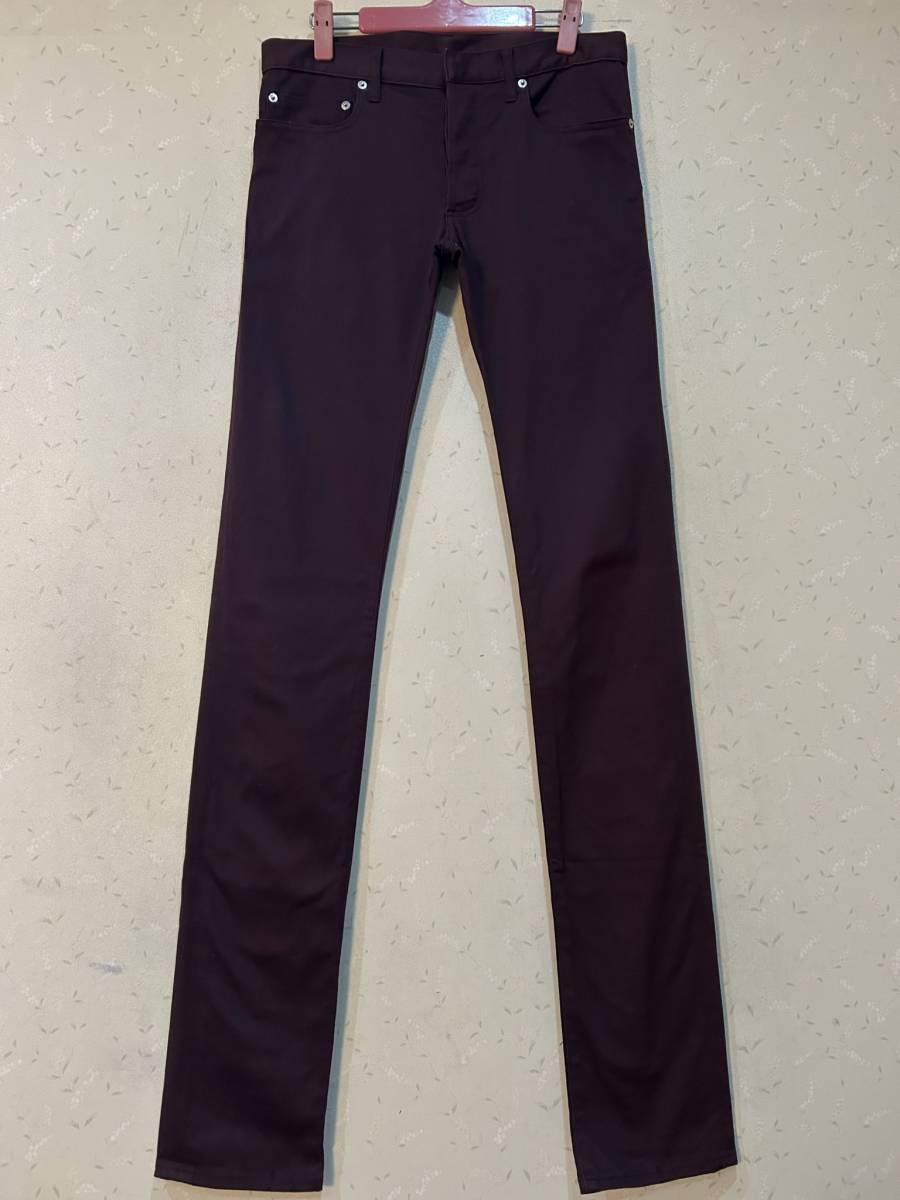 Dior Homme ボタンフライ ストレッチ デニムパンツ 日本製 www