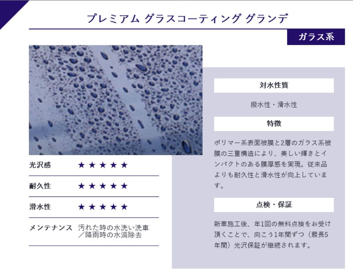 プレミアムグラスコーティング グランデ 3セット