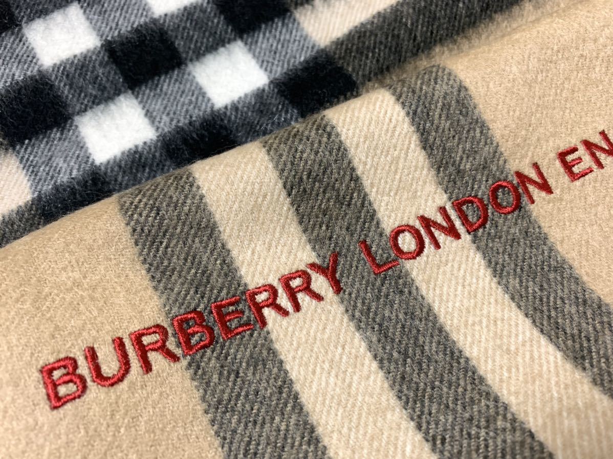 Burberry バーバリーチェック カシミヤ スカーフ マフラー - 通販