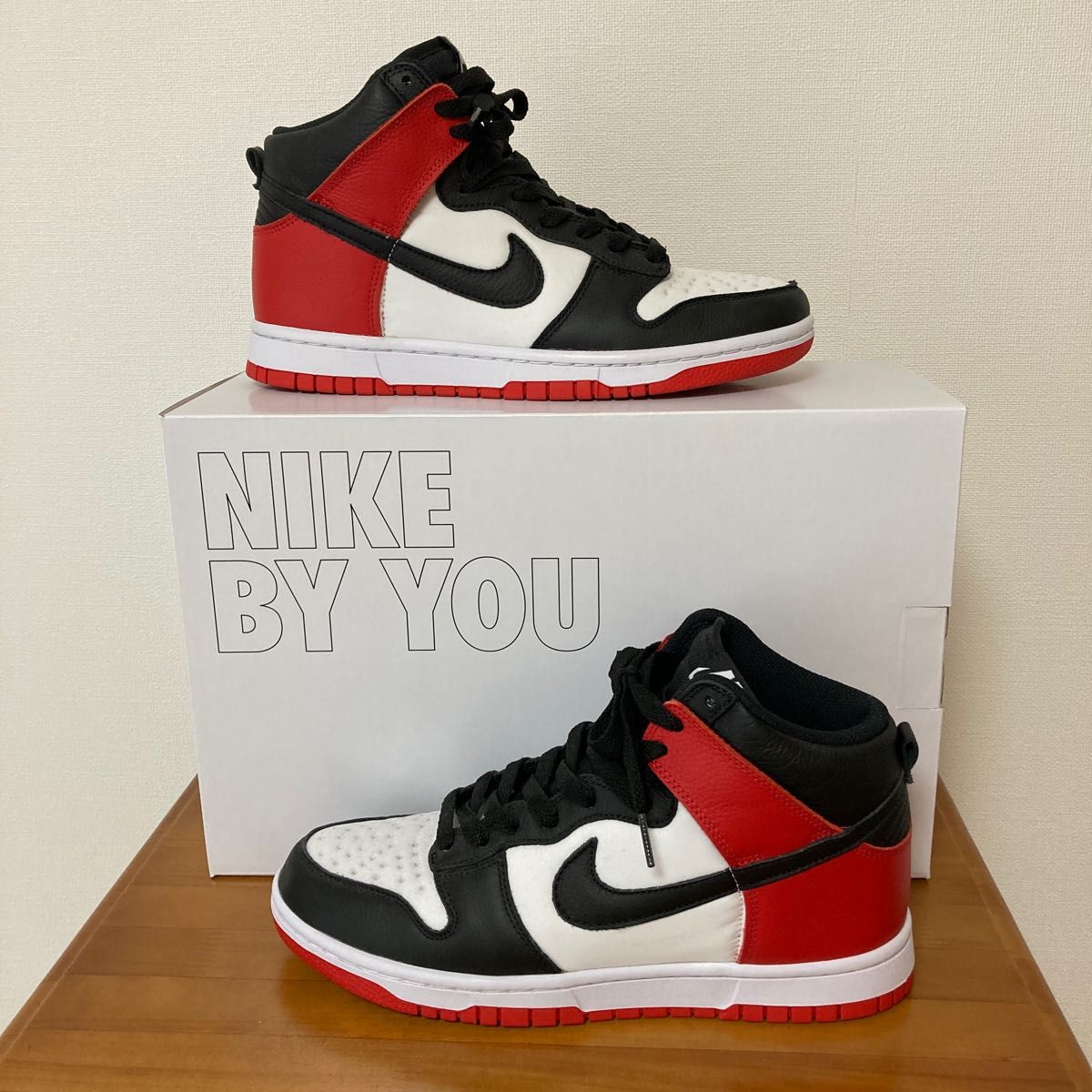 NIKE DUNK HIGH BY YOU 26.5cm 未使用　つま黒風　black toe