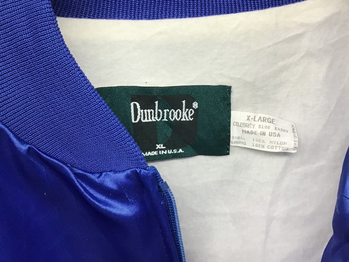 【made in USA】90年代　Dunb　rooke ナイロンスタジャン　_画像5