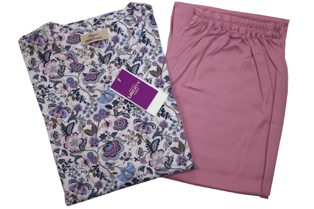 即決★リバティファブリック LIBERTY fabric 女性用オールシーズンパジャマ（M）№23200ｂ 新品