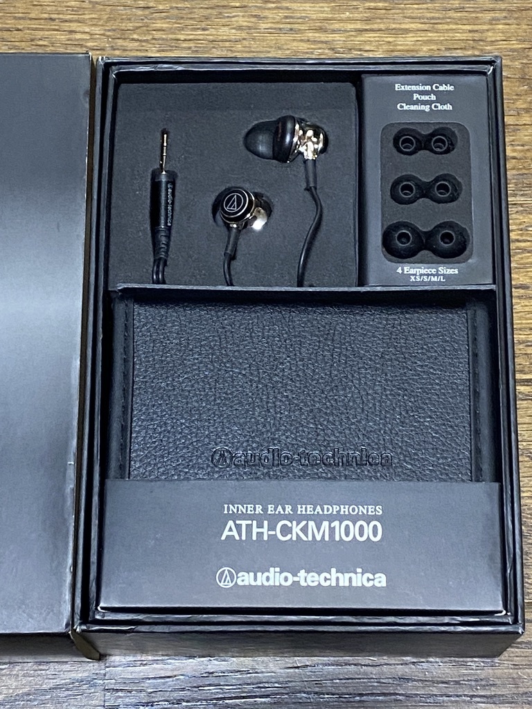 ふるさと割】 audio-technica ATH-CKM1000 インナーイヤーヘッドホン