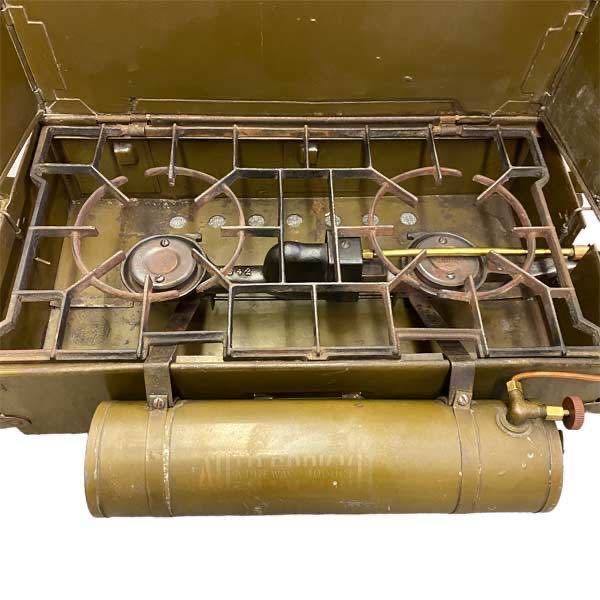 希少！PRENTISS WABERS ヴィンテージ 2バーナー AUTO COOK KIT モデル109 [S-28] アウトドア キャンプ vintage アメリカン雑貨 アメ雑_画像2