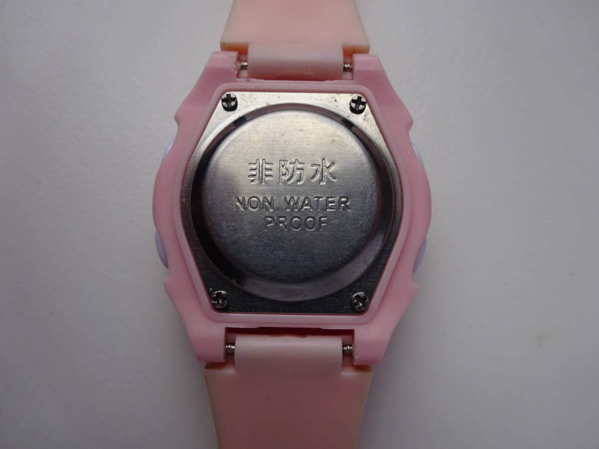 **D-719 POP AND COLORFUL pop and colorful digital watch wristwatch pink non waterproof **