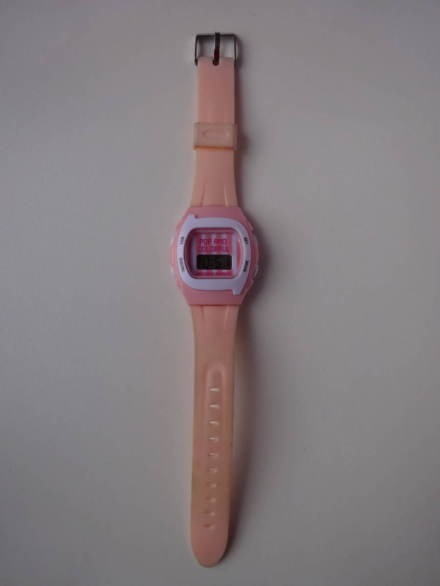 **D-719 POP AND COLORFUL pop and colorful digital watch wristwatch pink non waterproof **