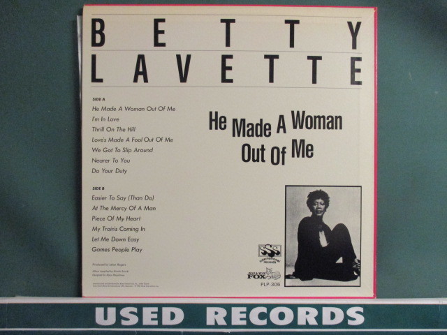 ★ Betty Lavette ： He Made A Woman Out Of Me LP ☆ (( 落札5点で送料無料_画像2