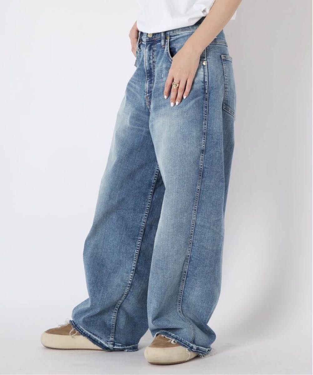 SURT/サート】WIDE BAGGY デニム 36 ワイドバギー MUSE de SURT/サート】WIDE BAGGY デニム 36 ワイドバギー MUSE de