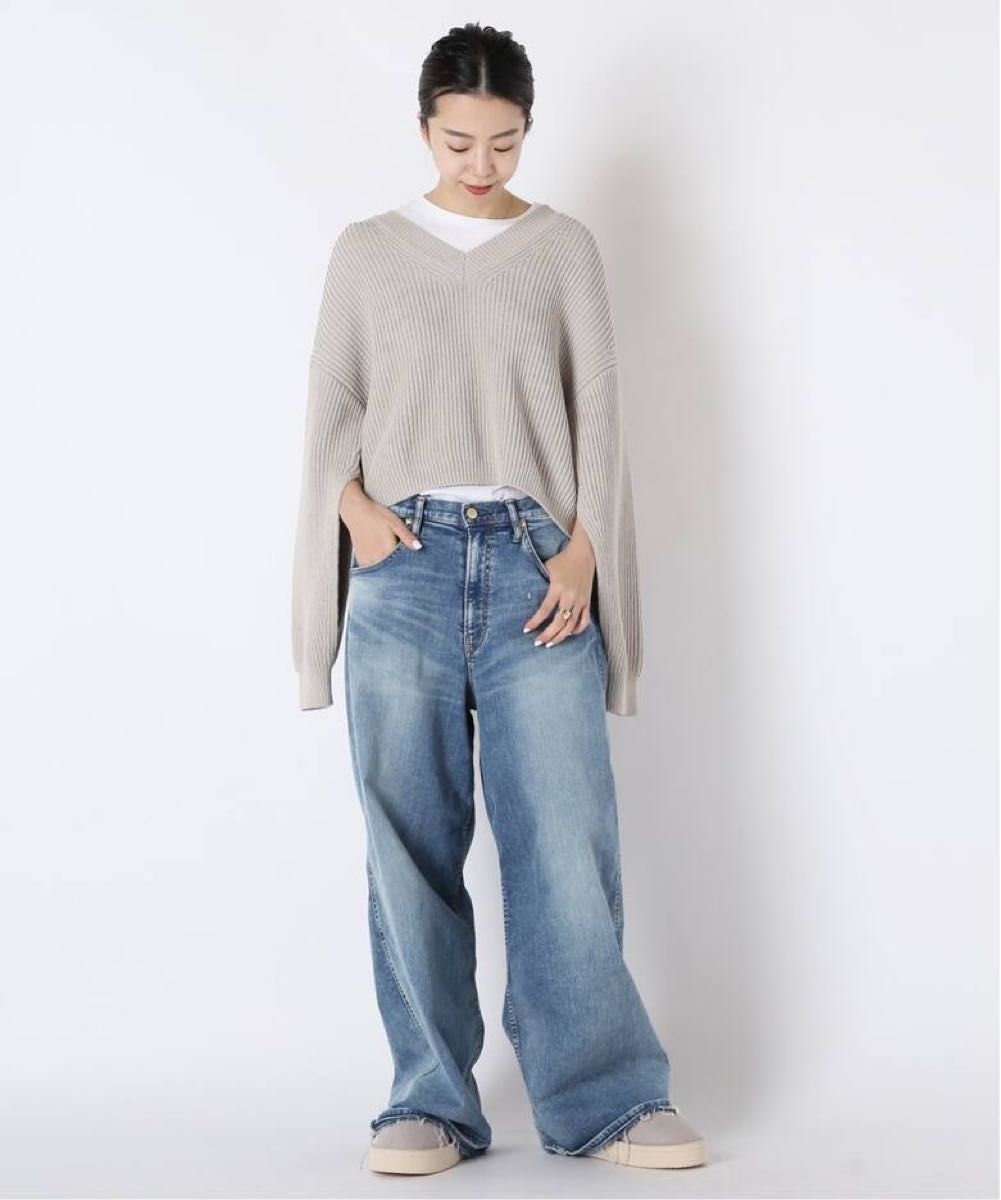 SURT/サート】WIDE BAGGY デニム 36 ワイドバギー MUSE de SURT/サート】WIDE BAGGY デニム 36 ワイドバギー MUSE de