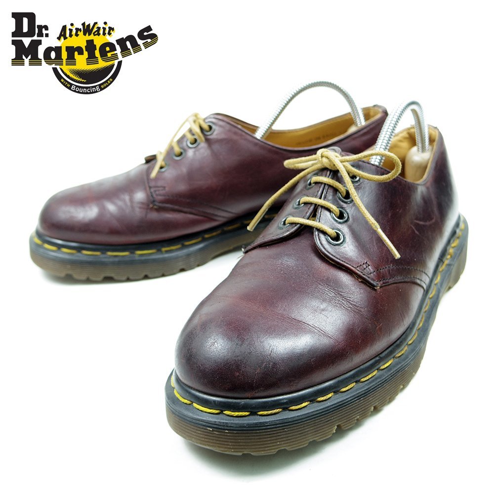 春夏新作 英国製 UK7 Dr.Martens ドクターマーチン 4ホール レザー