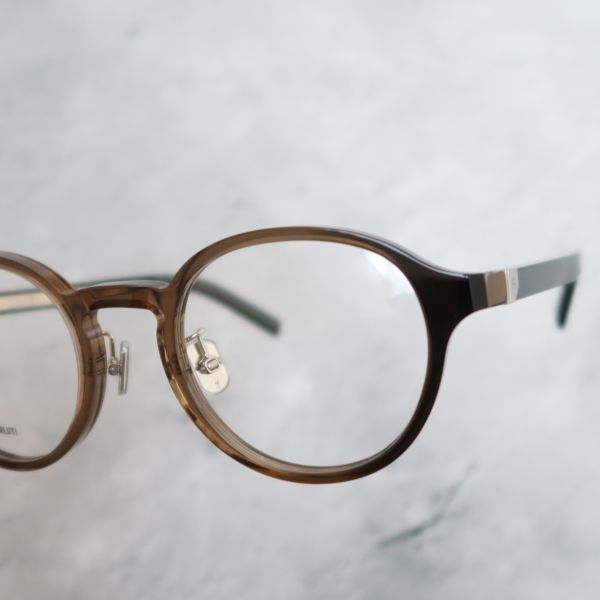 メガネ□BERLUTI□ベルルッティ オーバル ブラウン ブラック【新品