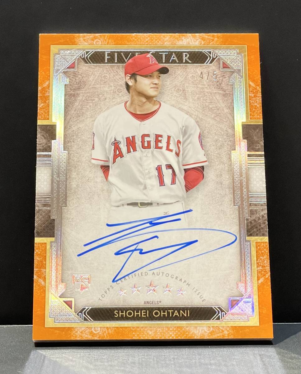 Yahoo!オークション - 大谷翔平 2018 Topps Five Star Rookie Yahoo!オークション - 大谷翔平 2018 Topps Five Star Rookie