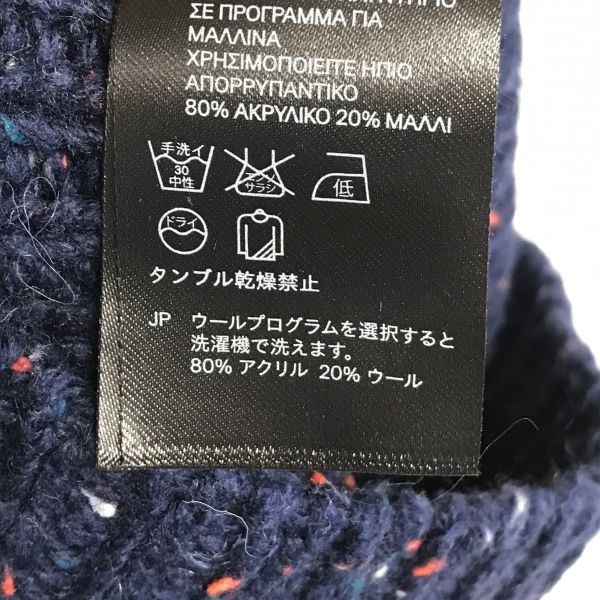 H&M★ニット帽【サイズフリー/青/Blue】knit/hat/cap◆CB117_画像4