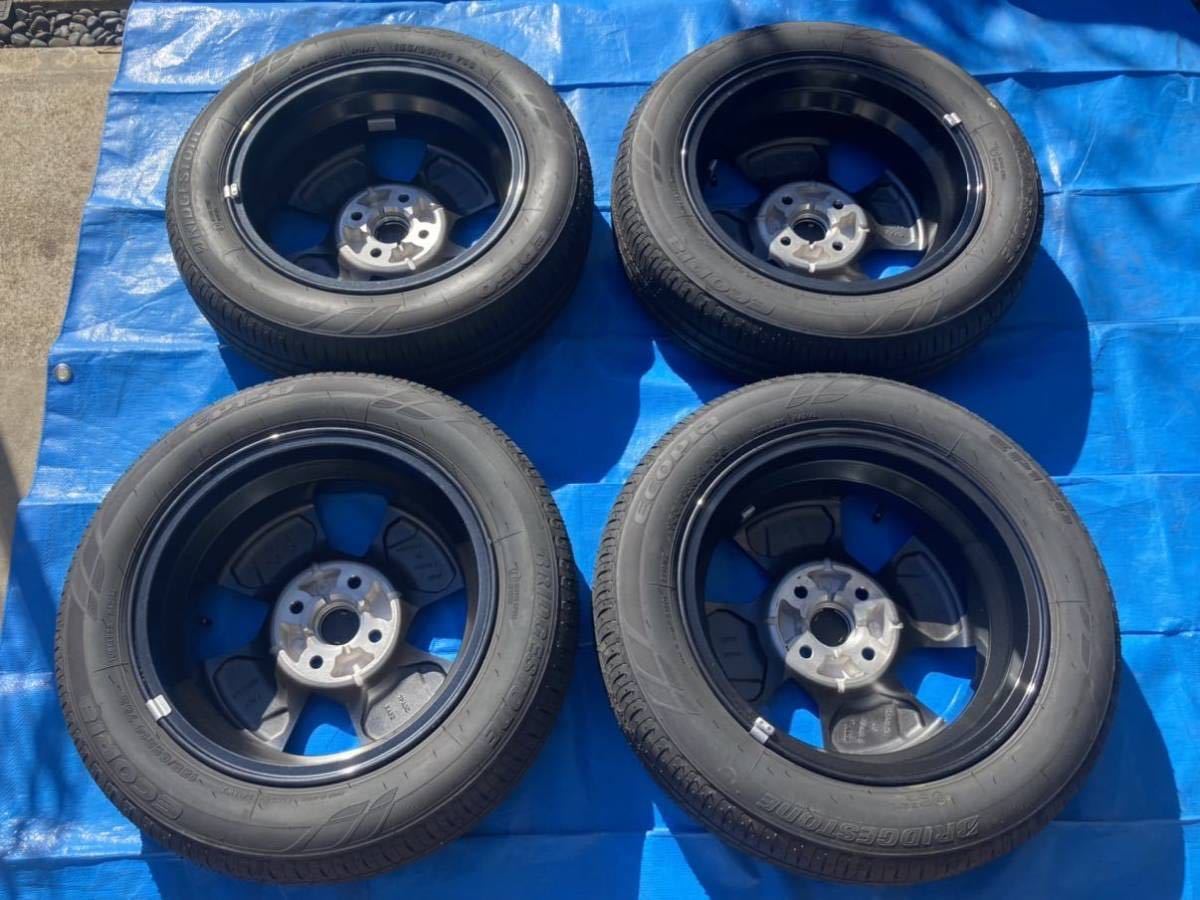 日産 純正 14インチ エコピア サクラ 155 ブリジストン R14 新車外し
