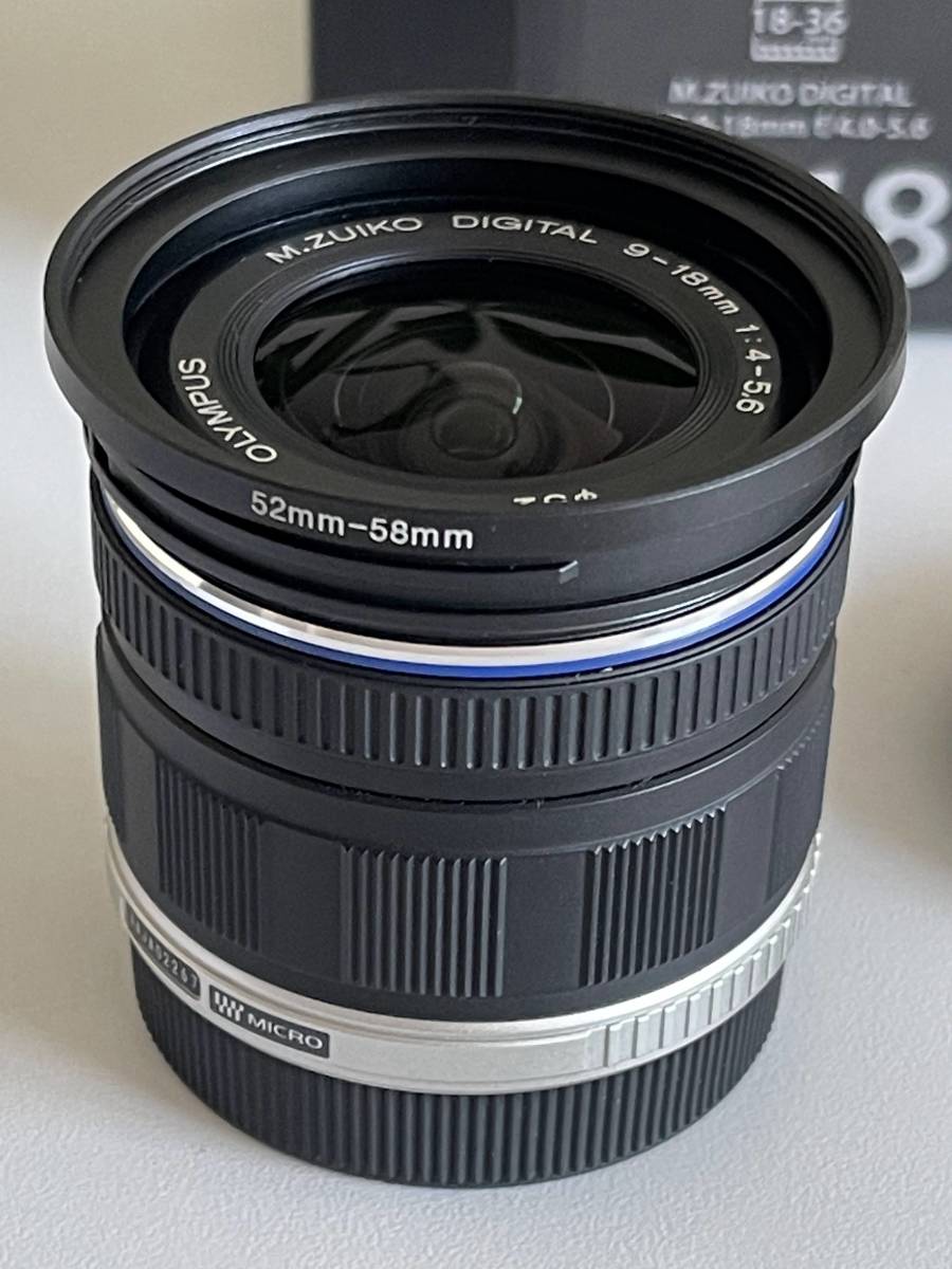 ☆中古美品☆Olympus オリンパスM.ZUIKO DIGITAL ED 9-18mm F4.0-5.6