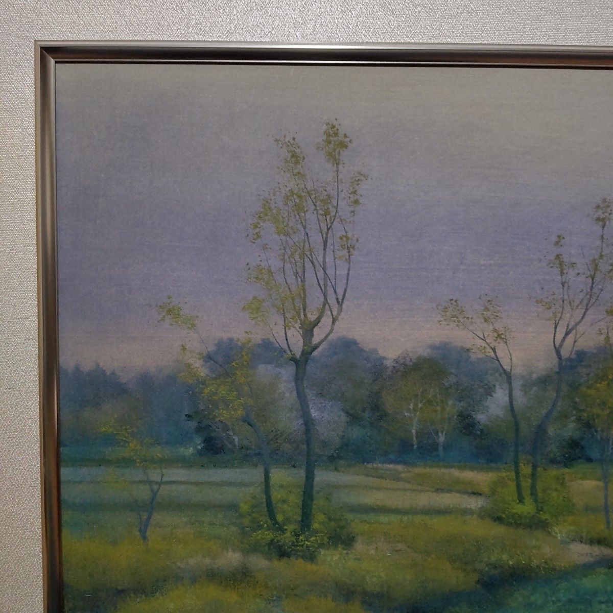 3個セット・送料無料 249 絵画 日本画 風景画 作者不明 額装 額縁付き