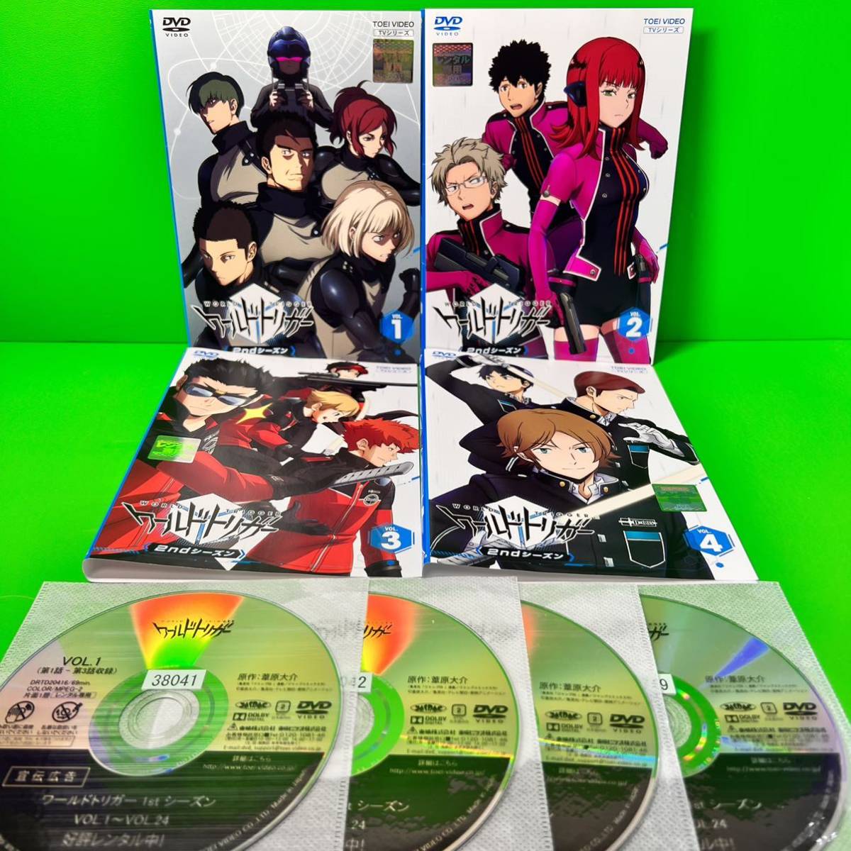 極細繊維クロス ワールドトリガー DVD 2ndシーズン 全4巻 全巻 送料