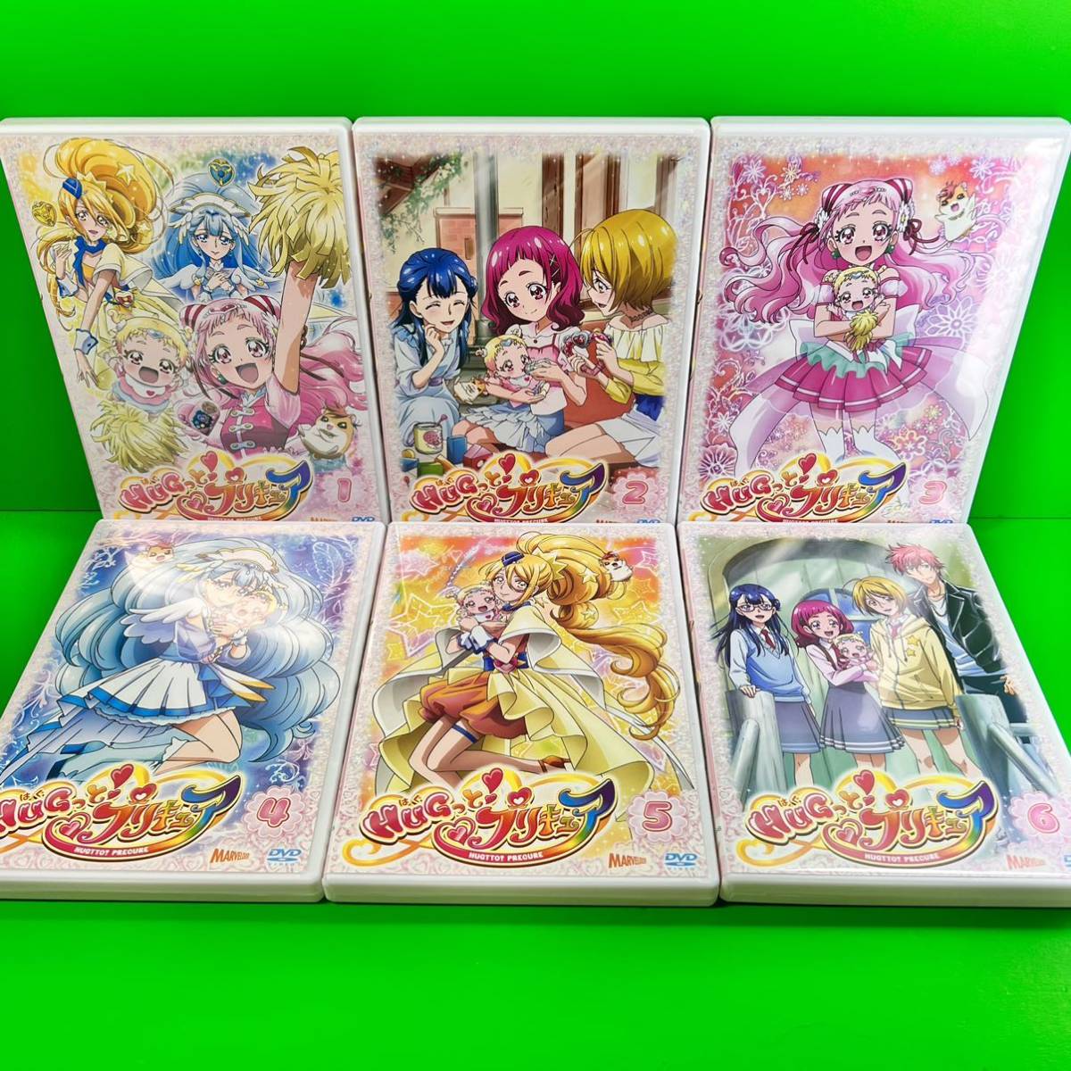 新品ケース付 HUGっと! プリキュア DVD 全16巻 全巻セット /引坂理絵