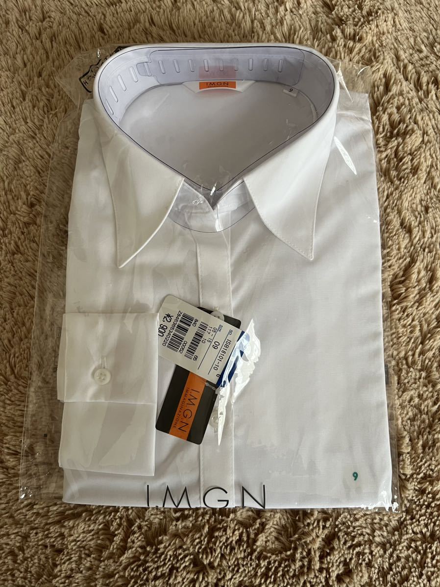  white business shirt new goods unused tag attaching 