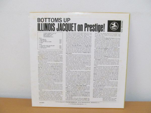 (50199)LP ILLINOIS JACQUET / Bottoms Up USED 経年保管品の画像2