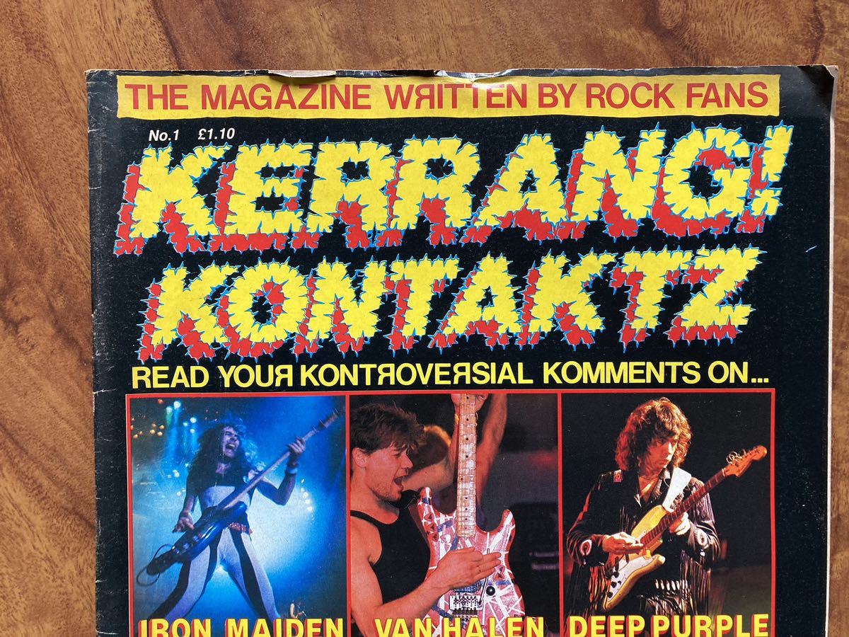 【洋書ロック雑誌】ケラング　Kerrang！　Iron Maiden Van Halen Deep Purple Bon Jovi Kiss Europe Metallica Lee Aaron Anthrax_画像4